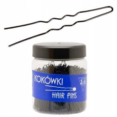 KOKÓWKA FRYZJERSKA CZARNA KARBOWANA 6.5 CM 500 SZTUK           (B265/500)