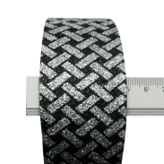 OPASKI DO WŁOSÓW SZEROKIE BROKATOWE 6 SZTUK                            (5201-1 SAM) - 3