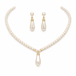 KOMPLET BIŻUTERII KORALE + KOLCZYKI                                                                       (0646--07 SAH)