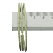 KOLCZYKI  METALOWE KOŁA                                                         (5759 SAH) - 3