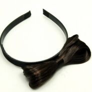 OPASKI KOKARDY Z WŁOSÓW-CIEMNY BRĄZ 3 SZTUKI (0190-36 SA) - 2