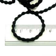 GUMKI DO WŁOSÓW CIENKIE CZARNE 10 SZTUK 1410-025 SA - 2