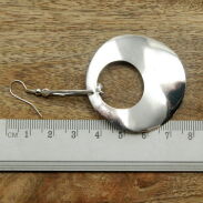 KOLCZYKI WISZĄCE BLASZKI CIENKIE- OKRĄGŁE                                                              (0615-09 SA) - 2