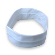 OPASKA NA GŁOWĘ ELASTYCZNA BIAŁA WĄSKA 5.5 CM                               0171-1B) - 2