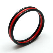 BRANSOLETKI PLASTIKOWE CZARNE 6 SZTUK                                                                     (4332 SA) - 2