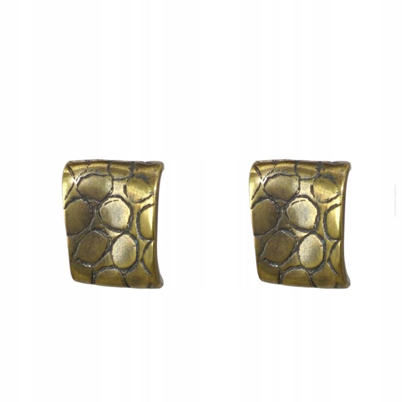 KLIPSY OZDOBNE MARKI CANTO – WŁOSKA BIŻUTERIA W KOLORZE ZŁOTYM                              (7533-23 SA)