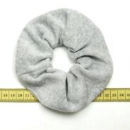 GUMKA DO WŁOSÓW WELUR SCRUNCHIE POPIEL PRODUKT POLSKI 0103-PO - 2