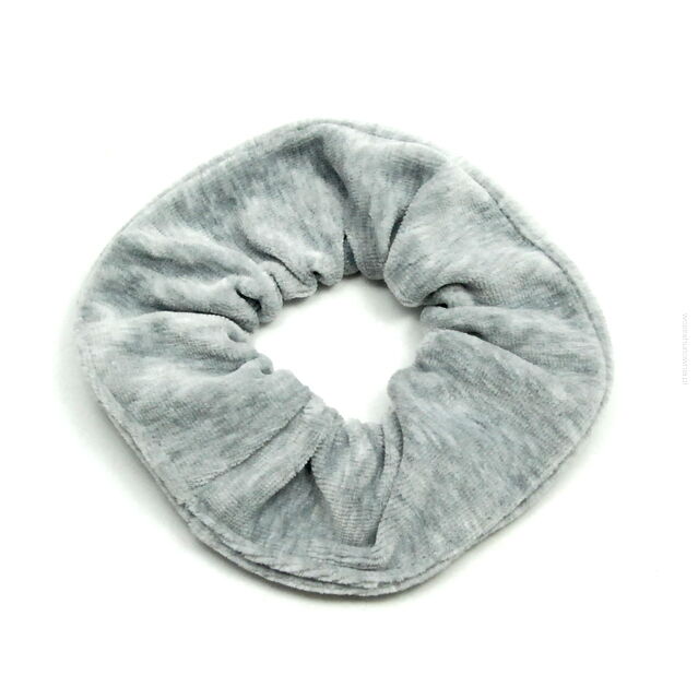 GUMKA DO WŁOSÓW WELUR SCRUNCHIE POPIEL PRODUKT POLSKI 0103-PO