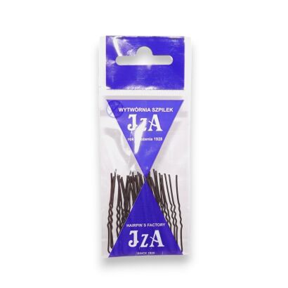 KOKÓWKA FRYZJERSKA KARBOWANA BRĄZ MAT 4.5 CM 20 SZTUK                               (C345/20 MAT)