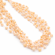 NASZYJNIK / WISIOREK Z 'BRZOSKWINIOWYMI