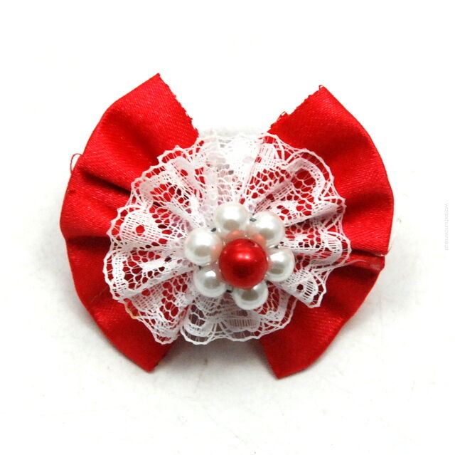 GUMKIDO WŁOSÓW OZDOBNE KOKARDKI CZERWONE (5 SZTUK) 0176-35