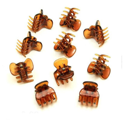 SZCZĘKI "KRABIKI" MAŁE BRĄZOWE (100 SZTUK)                                                                             0096-02