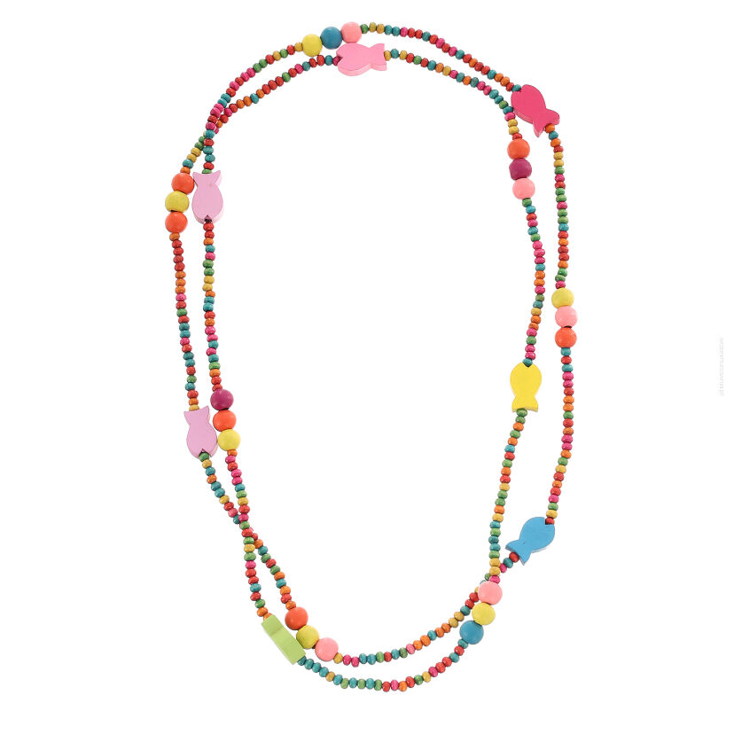 NASZYJNIK WIELOKOLOROWY/ KORALE                                                                      0612-1032