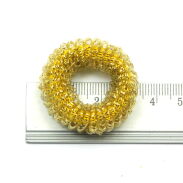 GUMKI DO WŁOSÓW FROTKI ZŁOTE 40 SZTUK (1643 SA) - 3