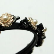 OPASKA- OZDOBNE KWIATKI  Z PEREŁKAMI                                                       0137-502 - 3