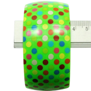 BRANSOLETKI PLASTIKOWE KOLOROWE SZEROKIE 4 SZTUKI                                                                       (0944 SAM) - 3