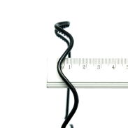 OPASKI PLASTIKOWE CZARNE CIENKIE 6 SZTUK (6149 SAM) - 4