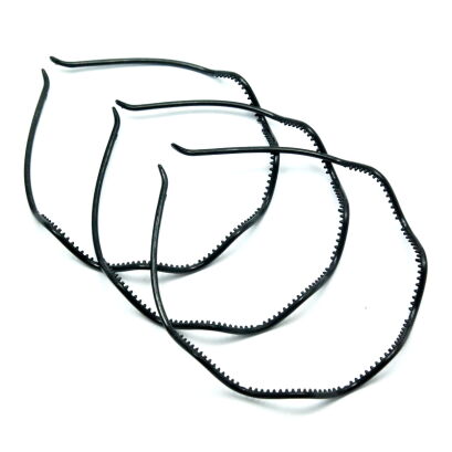 OPASKI PLASTIKOWE CZARNE CIENKIE 6 SZTUK (6149 SAM)