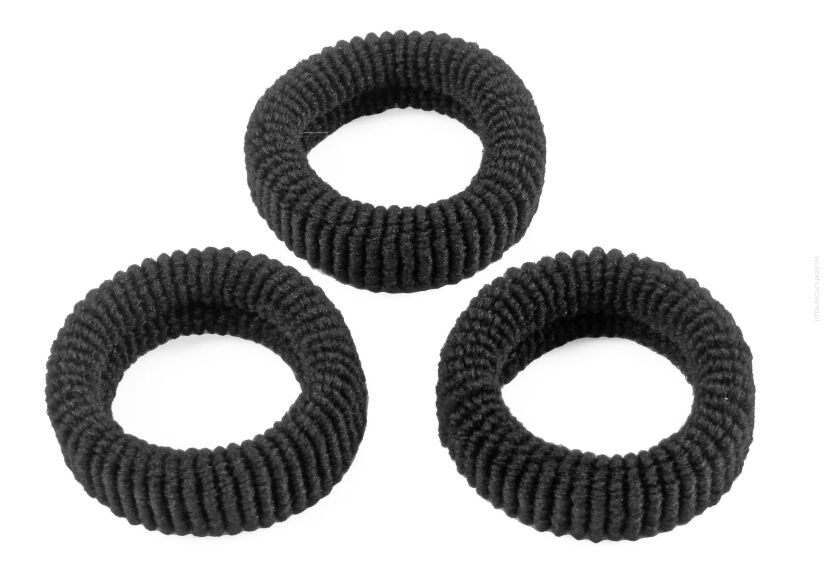 GUMKI FROTKI DO WŁOSÓW – KOMPLET 20 SZTUK CZARNE (0020 -03)